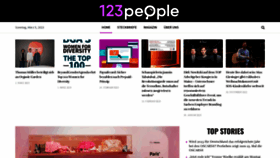 What 123people.de website looked like in 2023 (1 year ago)