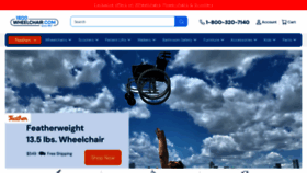 What 1800wheelchair.com website looked like in 2023 (1 year ago)