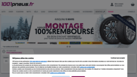 What 1001pneus.fr website looked like in 2023 (2 years ago)