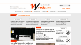 What 14ymedio.com website looked like in 2023 (1 year ago)