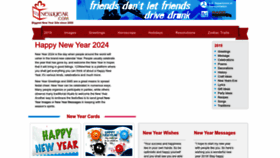 What 123newyear.com website looked like in 2023 (1 year ago)