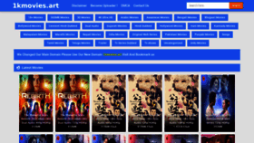 What 1kmovies.art website looked like in 2023 (1 year ago)