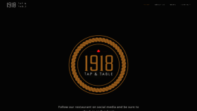 What 1918tapandtable.com website looked like in 2023 (1 year ago)