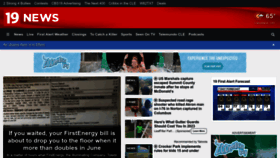 What 19actionnews.com website looked like in 2023 (This year)