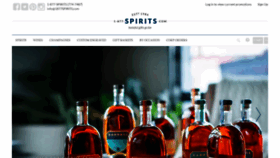 What 1-877-spirits.com website looked like in 2023 (This year)