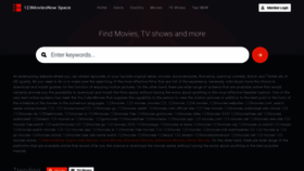 What 123movies-w.com website looked like in 2023 (This year)