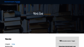 What 1ba.be website looked like in 2023 (This year)