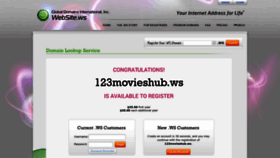 What 123movieshub.ws website looked like in 2023 (This year)