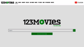 What 123movies.tube website looked like in 2023 (This year)