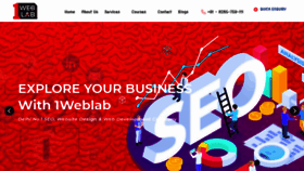What 1weblab.com website looked like in 2023 (This year)