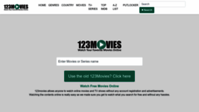 What 123moviesto.cc website looked like in 2023 (This year)