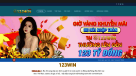 What 123win.tips website looked like in 2023 (This year)