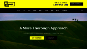 What 1031ex.com website looked like in 2023 (This year)