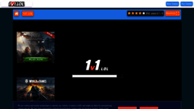What 1v1lolgame.co website looked like in 2023 (This year)