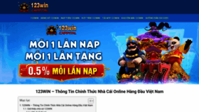 What 123win.capital website looked like in 2023 (2 years ago)