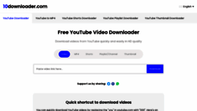 What 10downloader.com website looks like in 2024 
