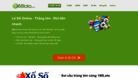 What 188loto.com website looks like in 2024 