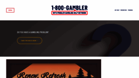 What 1800gambler.net website looks like in 2024 
