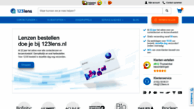 What 123lens.nl website looks like in 2024 