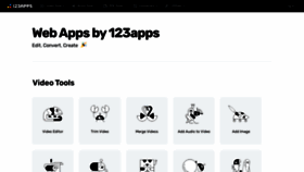 What 123apps.com website looks like in 2024 