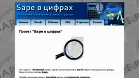 What 2sape.ru website looked like in 2012 (11 years ago)
