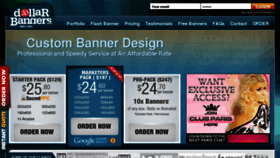 What 20dollarbanner.com website looked like in 2012 (11 years ago)