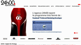What 24h00.fr website looked like in 2013 (10 years ago)