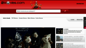 What 2movies.com website looked like in 2013 (10 years ago)