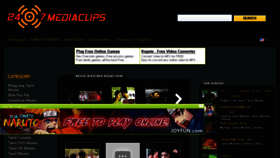 What 24x7mediaclips.com website looked like in 2014 (10 years ago)