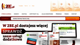 What 2be.pl website looked like in 2014 (10 years ago)