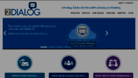 What 2dialog.com website looked like in 2014 (9 years ago)