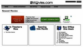 What 2movies.com website looked like in 2014 (9 years ago)