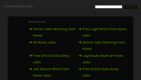 What 2-workonline.com website looked like in 2015 (9 years ago)