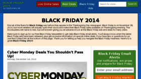 What 2012blackfridayads.com website looked like in 2015 (9 years ago)