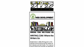 What 21x20.com website looked like in 2015 (10 years ago)