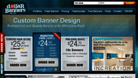What 20dollarbanner.com website looked like in 2015 (9 years ago)