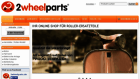 What 2wheelparts.de website looked like in 2015 (9 years ago)