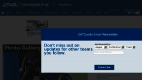 What 247sports.com website looked like in 2015 (8 years ago)