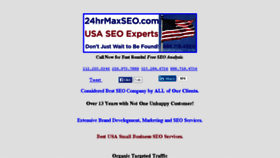 What 24hourmaxseo.com website looked like in 2015 (8 years ago)