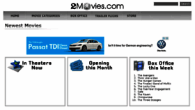 What 2movies.com website looked like in 2015 (8 years ago)