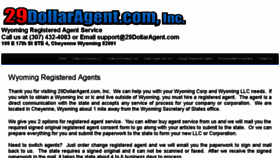 What 29dollaragent.com website looked like in 2016 (8 years ago)