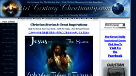 What 21st-century-christianity.com website looked like in 2016 (8 years ago)