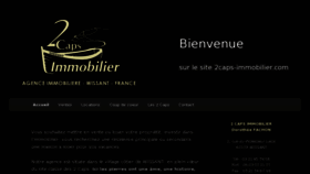 What 2caps-immobilier.com website looked like in 2016 (8 years ago)
