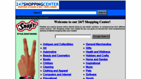What 247shoppingcenter.com website looked like in 2016 (8 years ago)