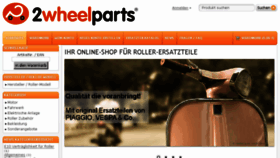 What 2wheelparts.de website looked like in 2016 (7 years ago)