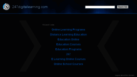 What 247digitallearning.com website looked like in 2016 (7 years ago)