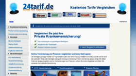 What 24tarif.de website looked like in 2016 (7 years ago)