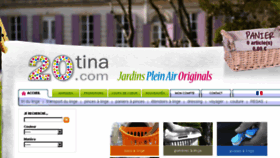 What 20tina.com website looked like in 2016 (7 years ago)