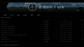 What 2darkpark.com website looked like in 2016 (7 years ago)