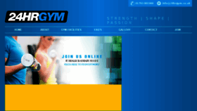 What 24hrgym.co.uk website looked like in 2016 (7 years ago)